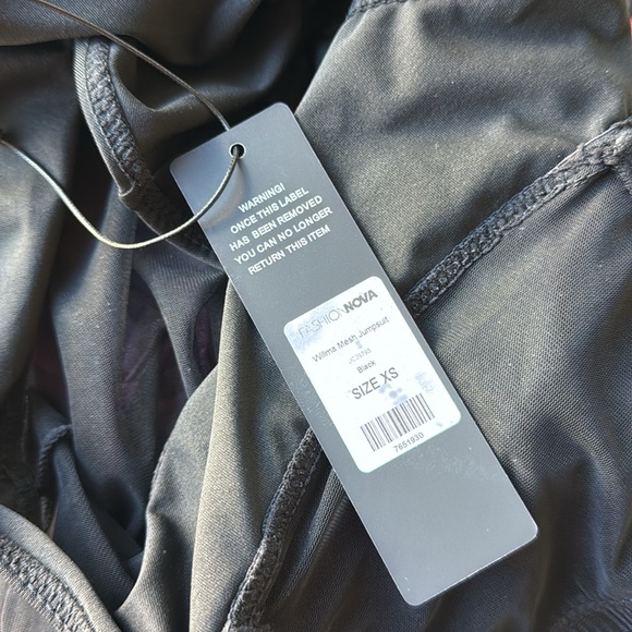 Fashion Nova Mesh Jumpsuit - Picture 7 of 7